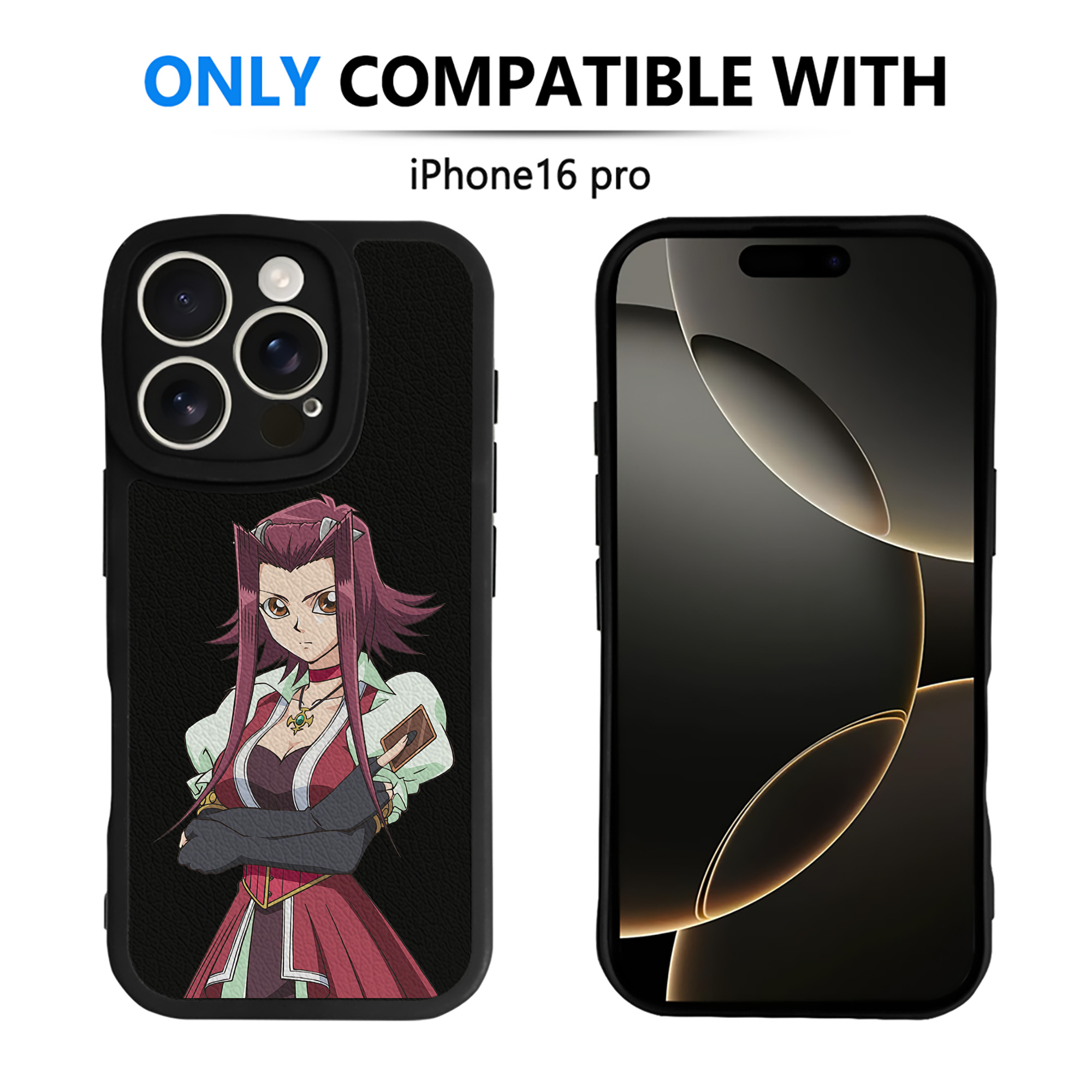 遊☆戯☆王 Yu-Gi-Oh! 【iPhone 16シリーズ対応】シリコンスマホケース（レザー調） 材質：シリコン